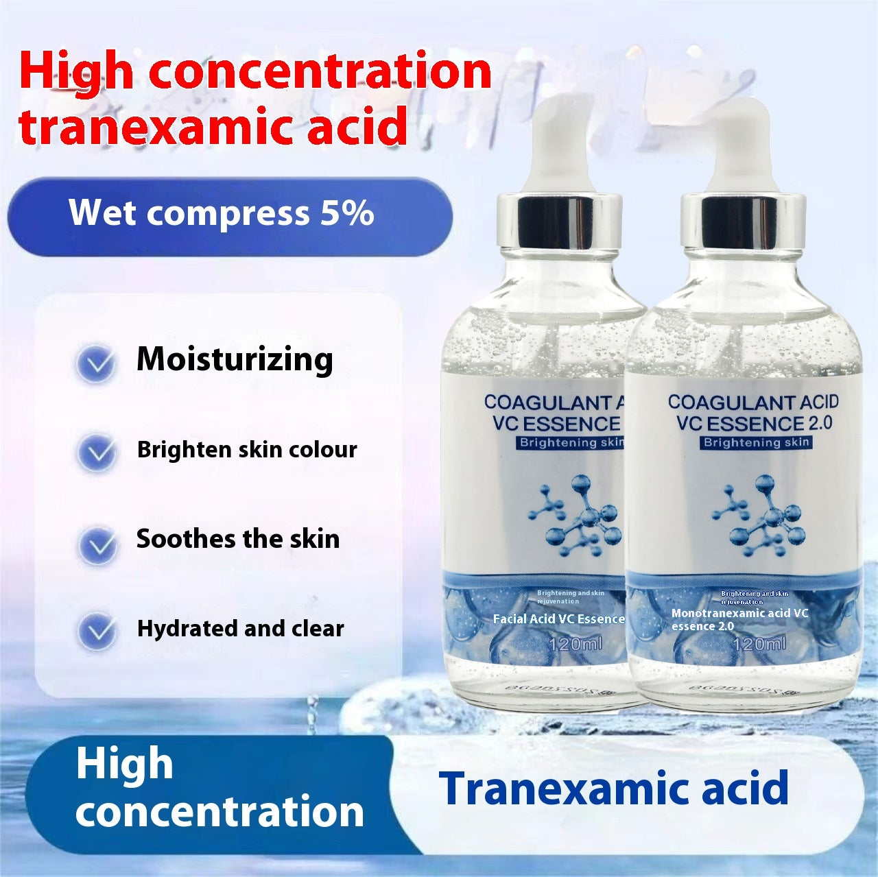 Coagulation Acid Tranexamic Acid Wet Compress Nursing Solution